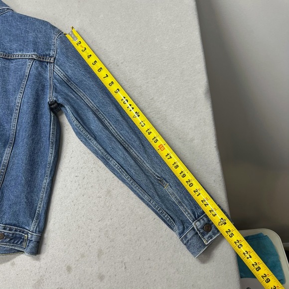 Levis x Odd Future OFWGKTA Denim Trucker Jacket 2012 Blue Mens Size M - Picture 9 of 10